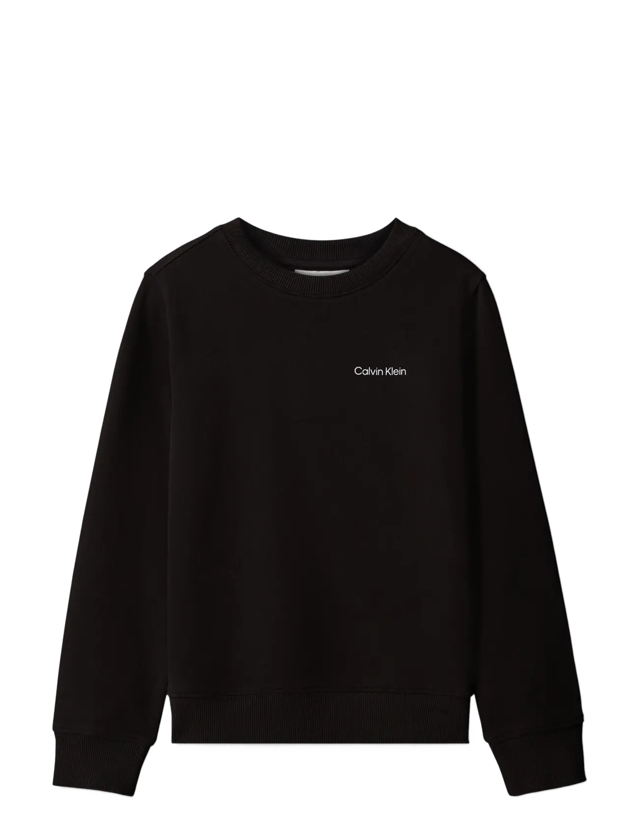 Calvin Klein SMALL CHEST INST. LOGO REG CN - Sweatshirts - PVH BLACK / black