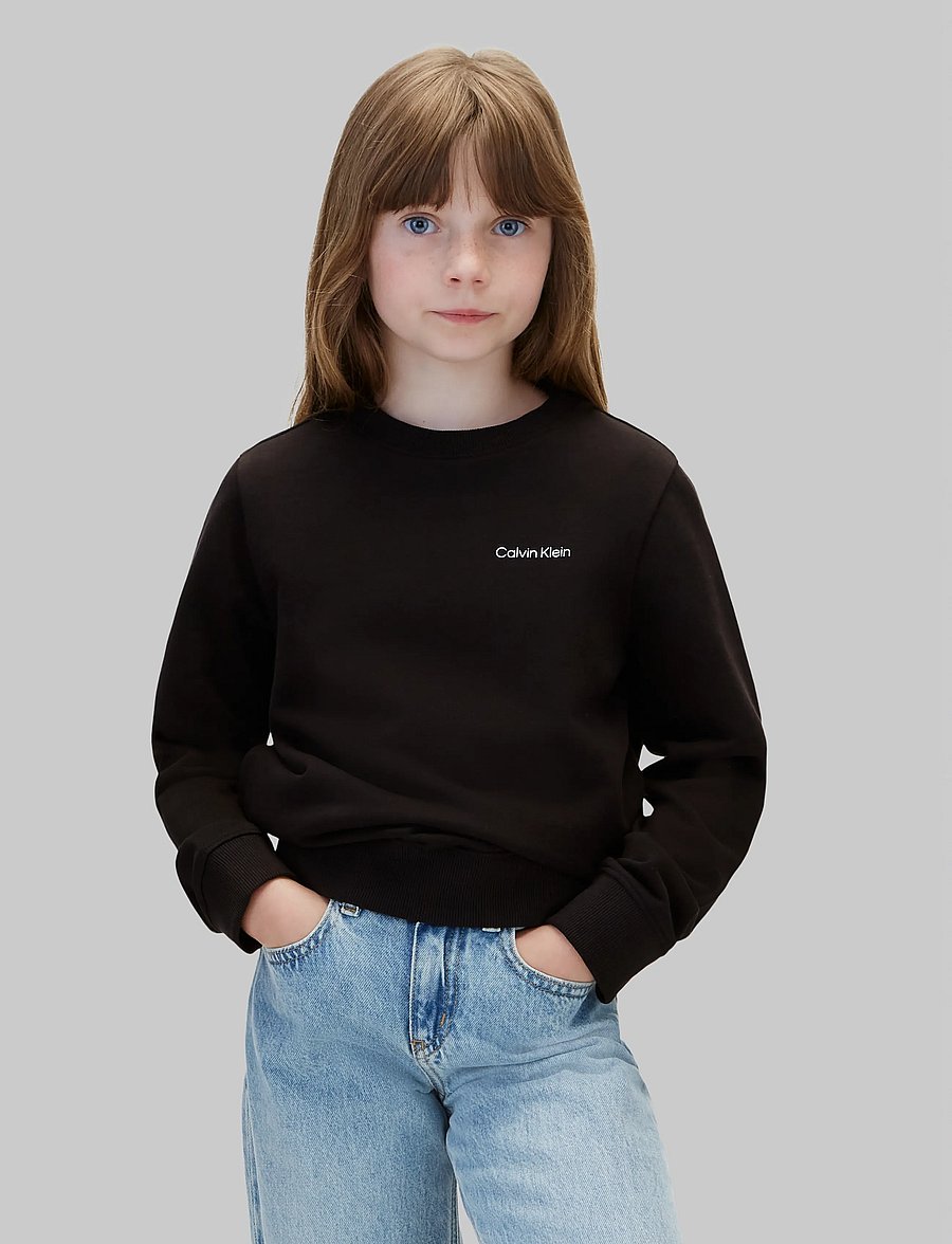 Calvin Klein - SMALL CHEST INST. LOGO REG CN - dressipluusid - pvh black - 3