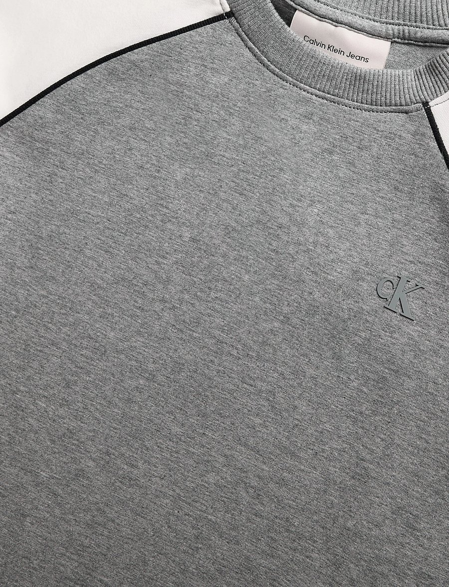 Calvin Klein - COLORBLOCK RELAXED CN - dressipluusid - medium grey heather - 2