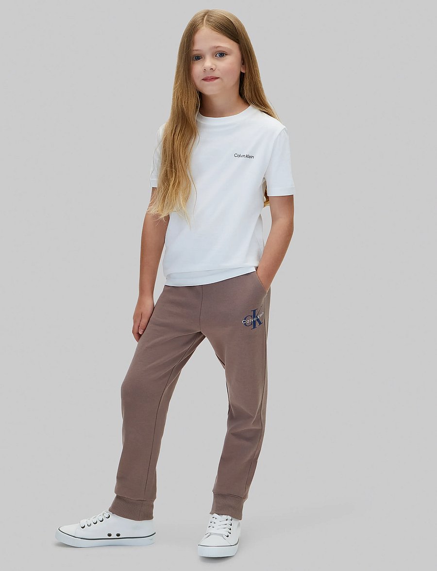 Calvin Klein - MONOLOGO SWEATPANT - jogginghosen - iron - 0