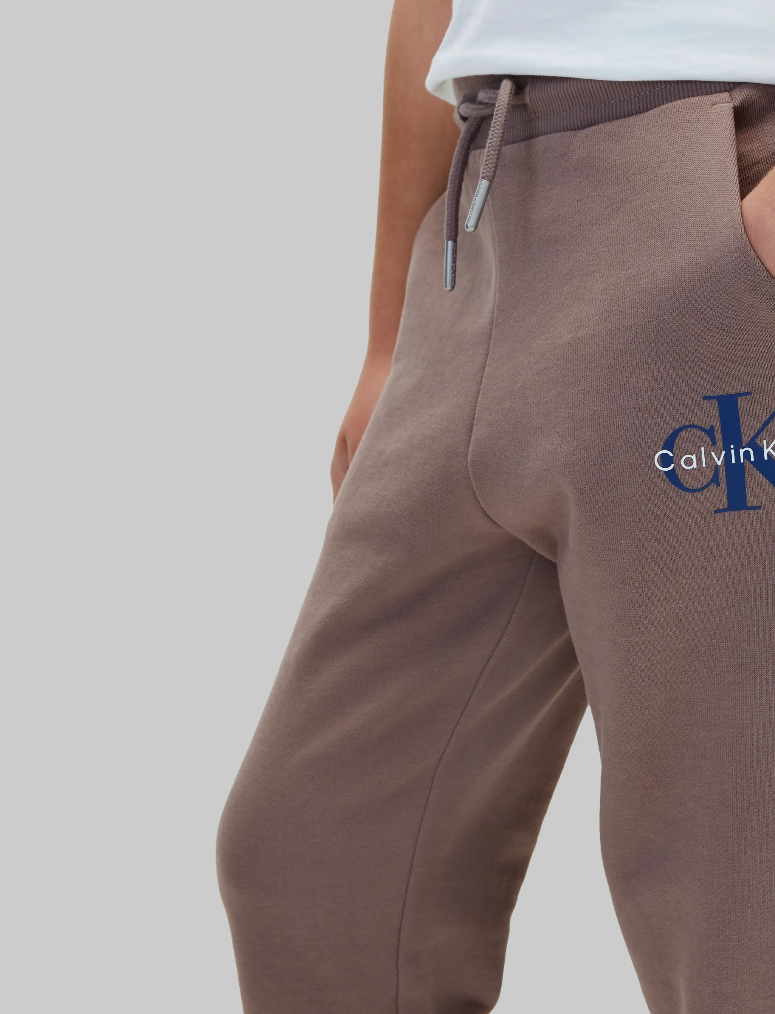 Calvin Klein - MONOLOGO SWEATPANT - jogginghosen - iron - 4