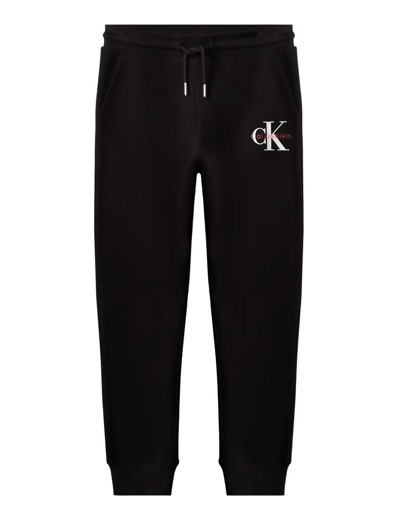 Calvin Klein MONOLOGO SWEATPANT - Tagasi kooli - PVH BLACK / black
