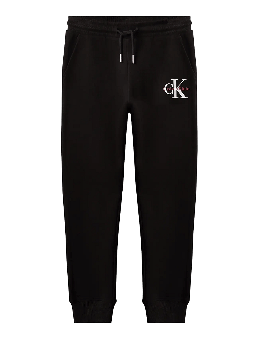 Calvin Klein - MONOLOGO SWEATPANT - dressipüksid - pvh black - 1