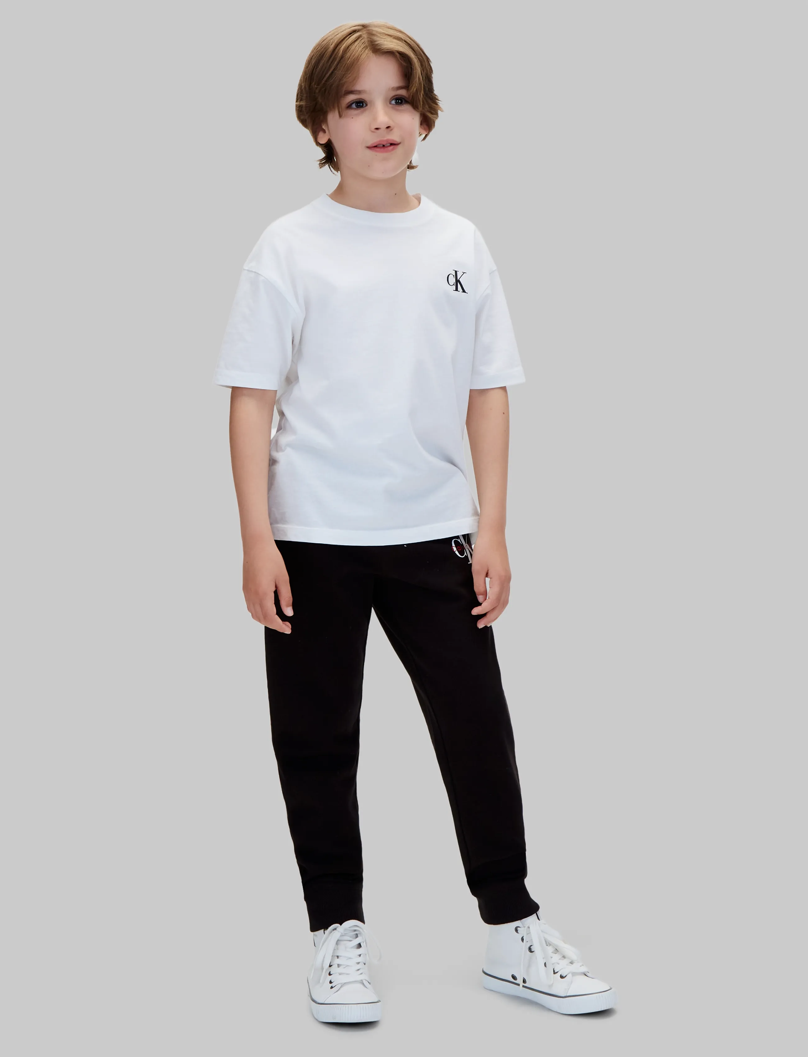 Calvin Klein - MONOLOGO SWEATPANT - dressipüksid - pvh black - 3