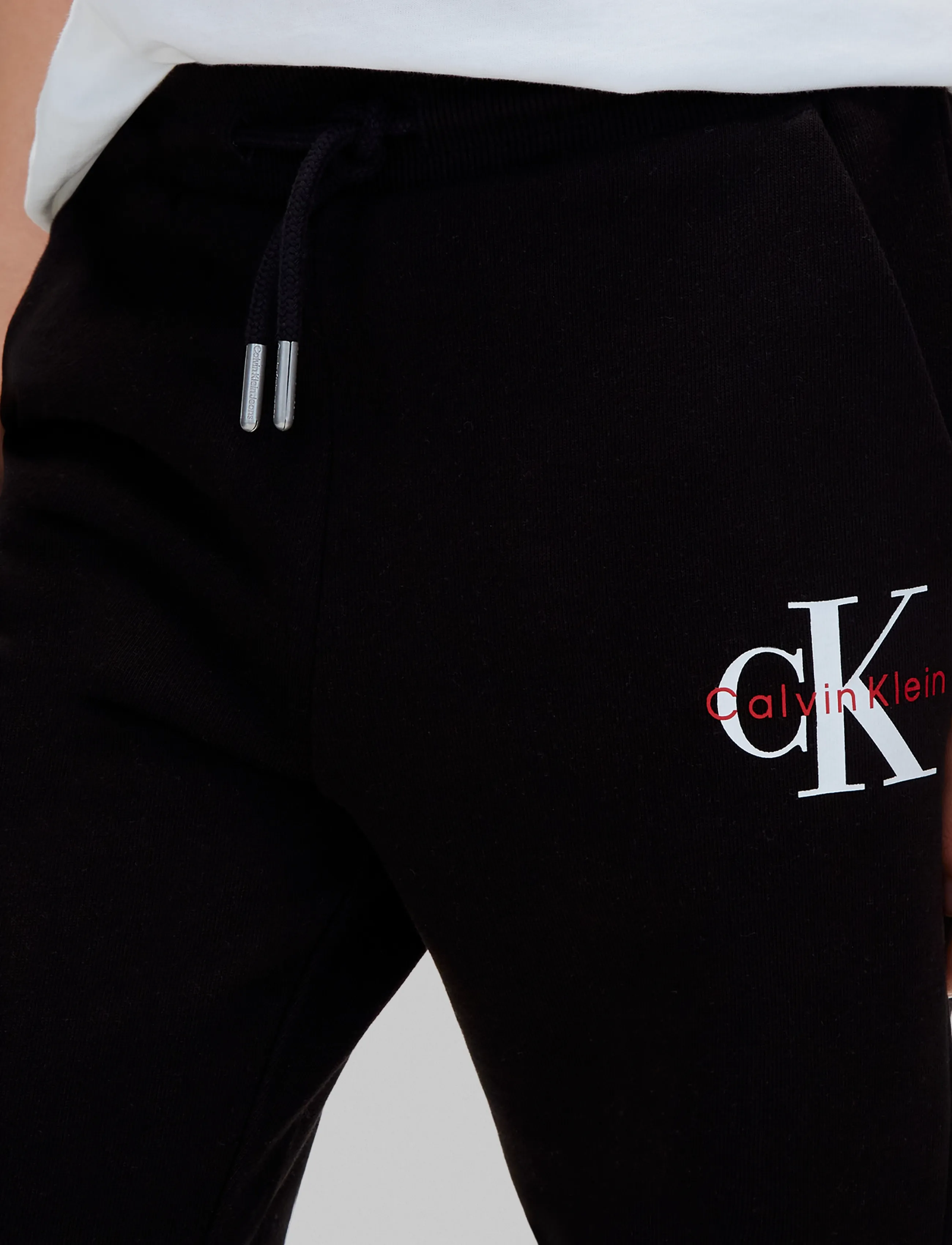 Calvin Klein - MONOLOGO SWEATPANT - dressipüksid - pvh black - 4
