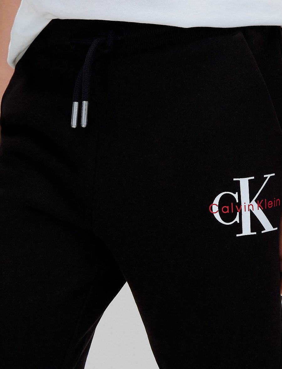 Calvin Klein - MONOLOGO SWEATPANT - dressipüksid - pvh black - 4