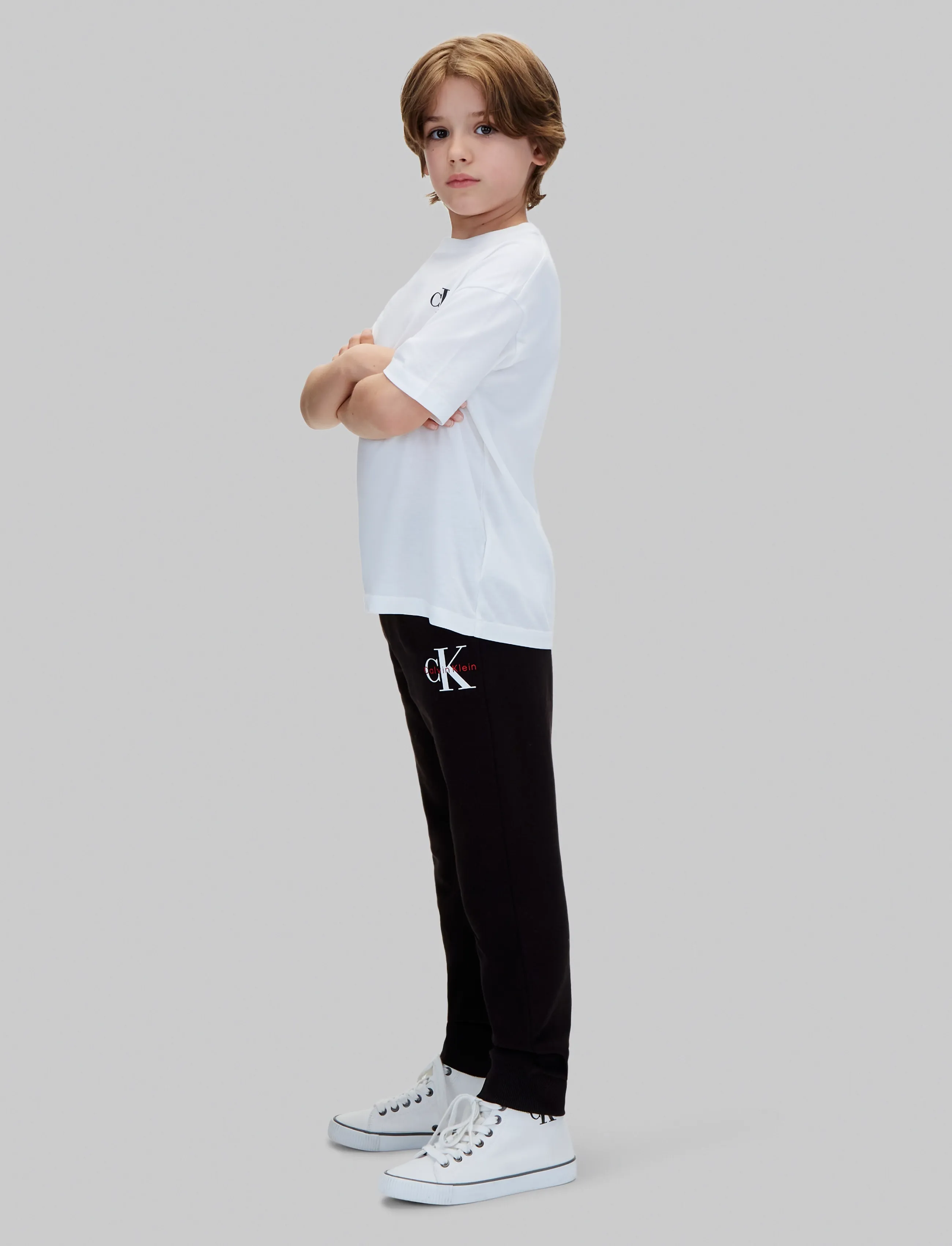 Calvin Klein - MONOLOGO SWEATPANT - dressipüksid - pvh black - 5