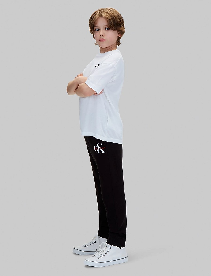 Calvin Klein - MONOLOGO SWEATPANT - dressipüksid - pvh black - 5