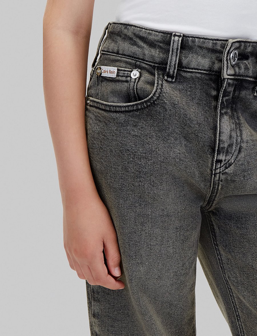 Calvin Klein - SKATER ONYX BLACK - hosen mit weitem bein - onyx black - 5