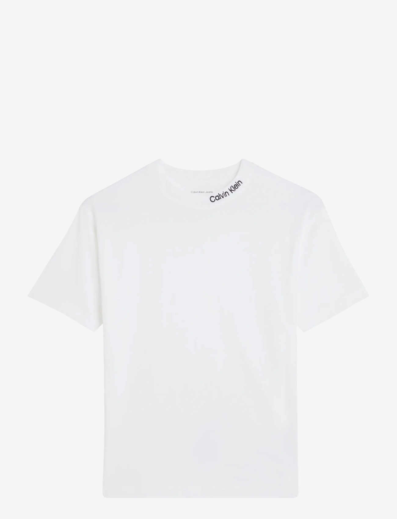 Calvin Klein - 2 PACK EMBRO LOGO SS TEE - kortærmede t-shirts - brightwhite pvhblack - 2