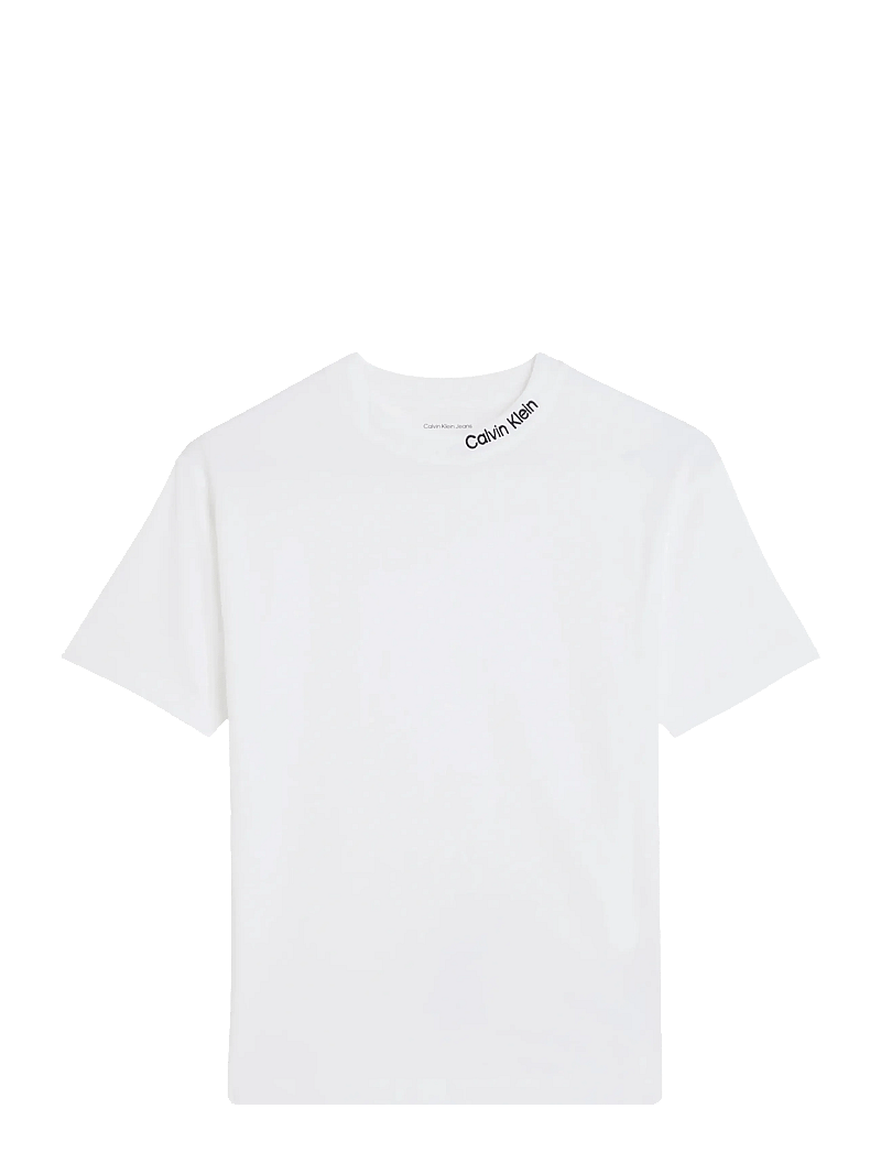 Calvin Klein - 2 PACK EMBRO LOGO SS TEE - kortærmede t-shirts - brightwhite pvhblack - 2