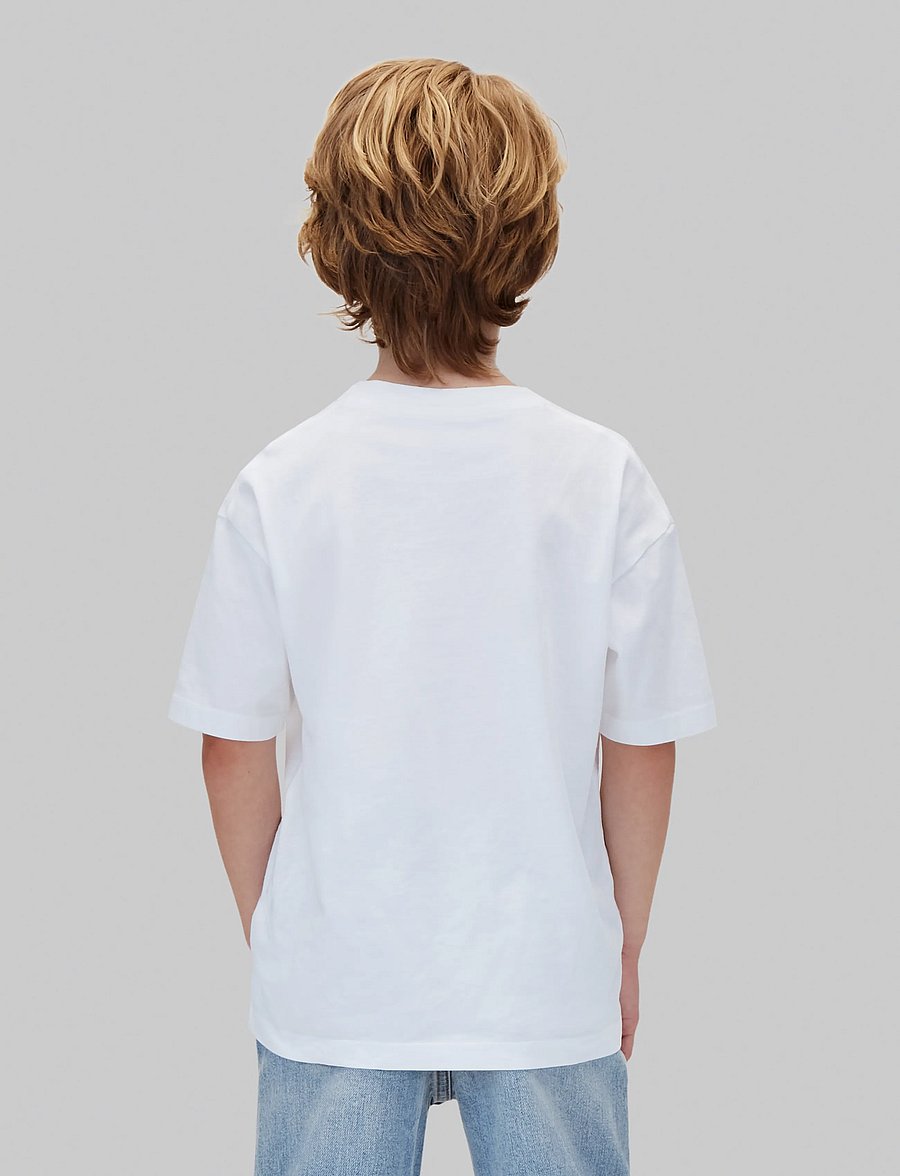 Calvin Klein - 2-PACK MONOGRAM T-SHIRT SS - short-sleeved t-shirts - black white - 2