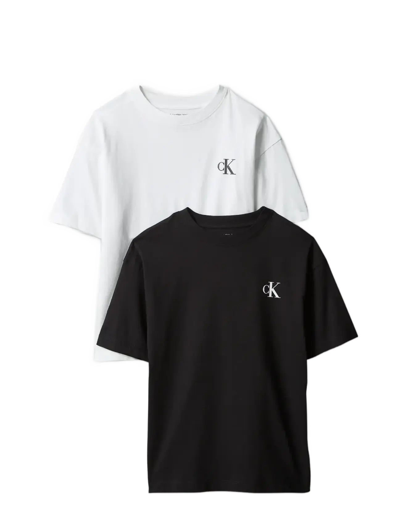 Calvin Klein 2-PACK MONOGRAM TOP SS - Back to school - BRIGHTWHITE PVHBLACK / white