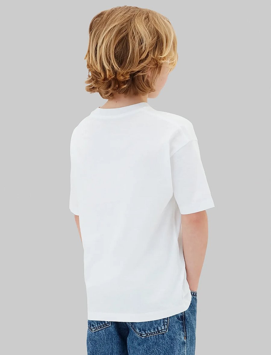 Calvin Klein - 2-PACK MONOGRAM T-SHIRT SS - kurzärmelige - brightwhite pvhblack - 2