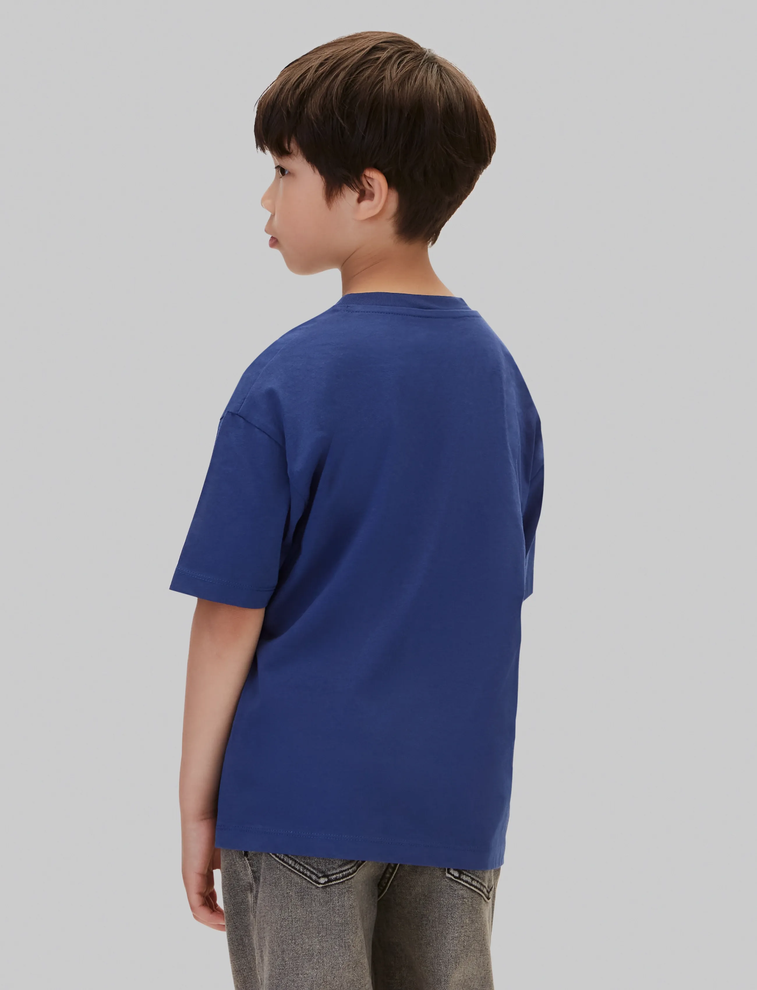 Calvin Klein - 2-PACK MONOGRAM T-SHIRT SS - kortärmade t-shirts - gryhtr   estateblue - 2