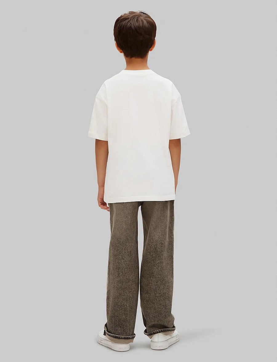 Calvin Klein - 2-PACK MONOGRAM T-SHIRT SS - lühikeste varrukatega t-särgid - tofu hummus - 3