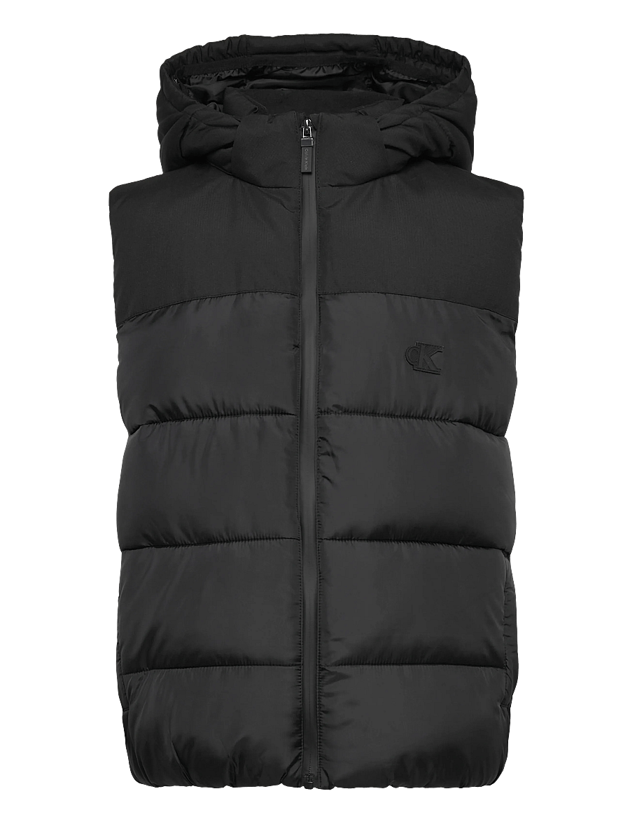 Calvin Klein - CK TONAL BLOCK PADDED VEST - kupuj według rozmiaru - pvh black - 1