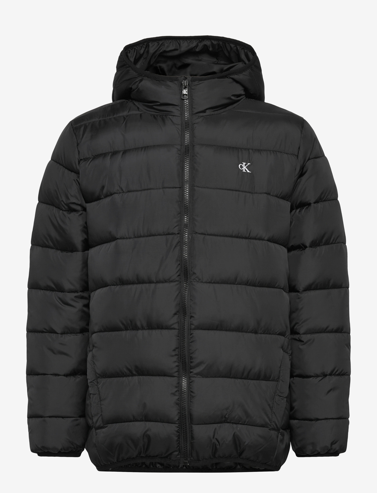 Calvin Klein - CK MONOGRAM LIGHT PADDED JACKET - winterjacke - pvh black - 1