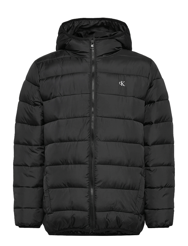 Calvin Klein - CK MONOGRAM LIGHT PADDED JACKET - winterjacke - pvh black - 1