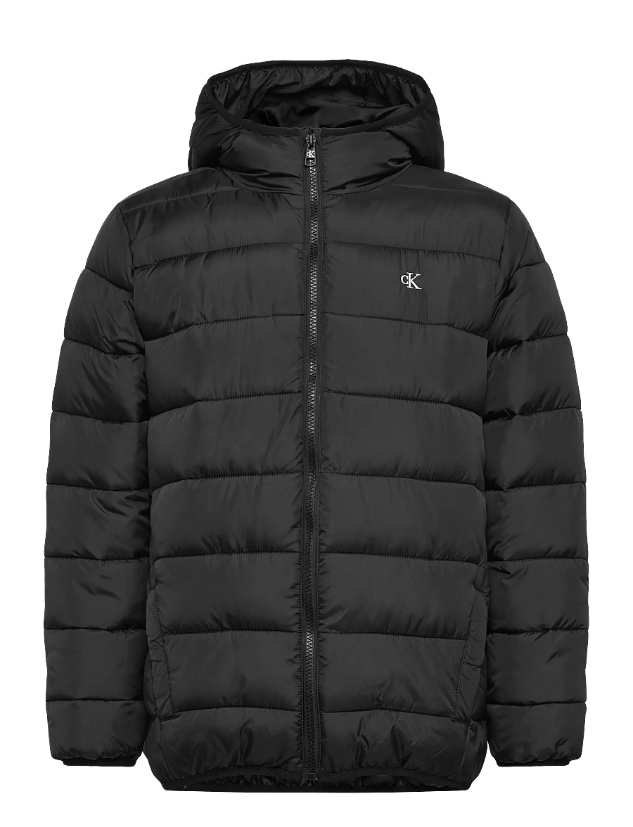 Calvin Klein - CK MONOGRAM LIGHT PADDED JACKET - ziemas jakas - pvh black - 1