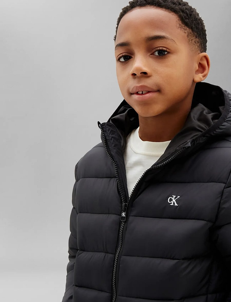 Calvin Klein - CK MONOGRAM LIGHT PADDED JACKET - ziemas jakas - pvh black - 4