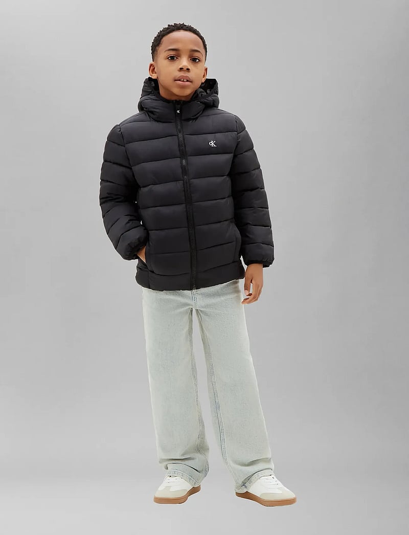 Calvin Klein - CK MONOGRAM LIGHT PADDED JACKET - winterjacke - pvh black - 5
