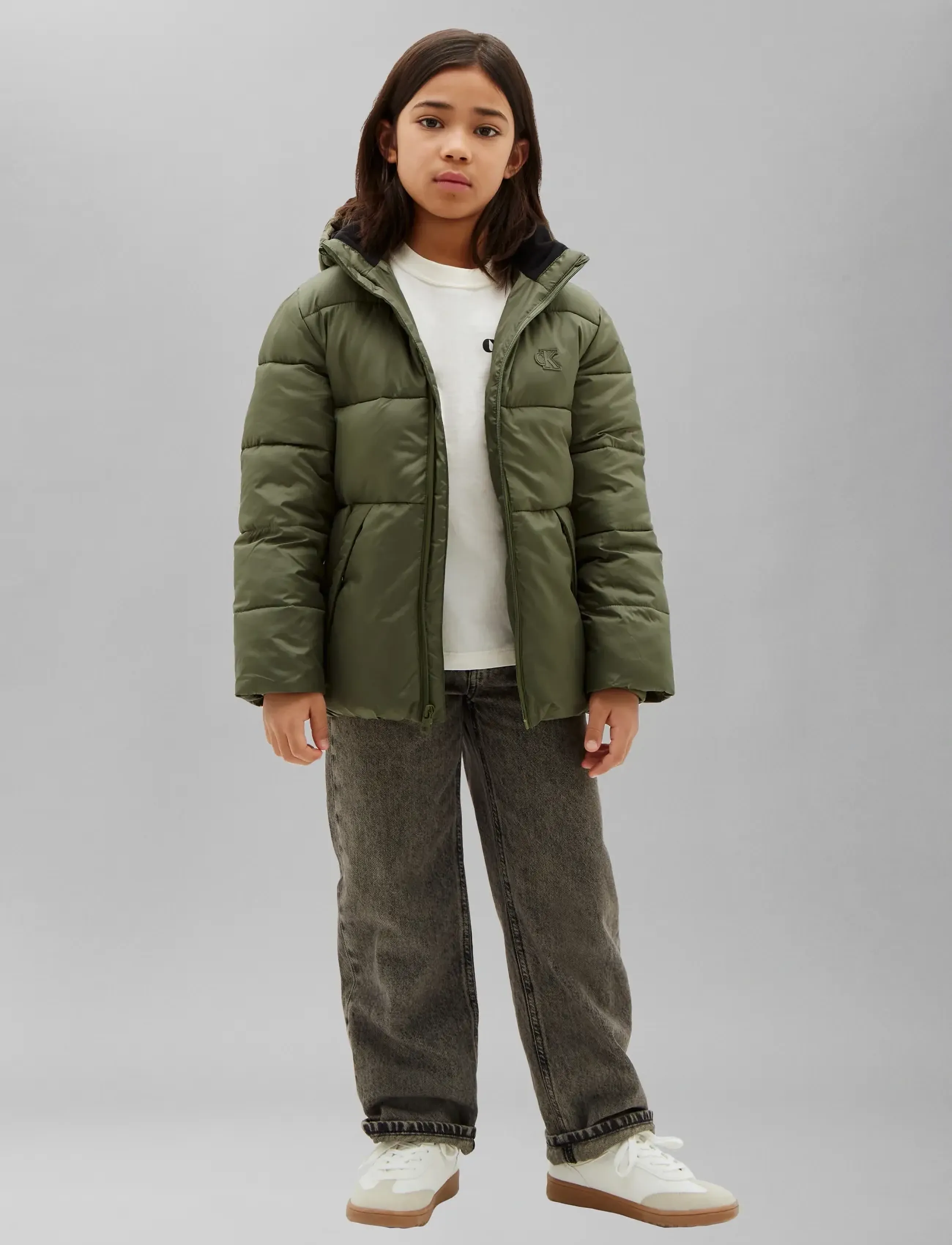 Calvin Klein - CK ESSENTIAL PUFFER JACKET - vinterjackor - dusty olive - 0