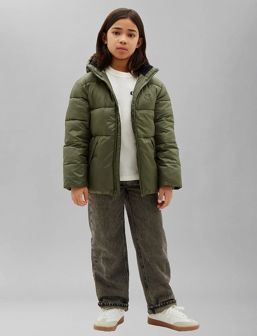 Calvin Klein - CK ESSENTIAL PUFFER JACKET - vinterjackor - dusty olive - 0