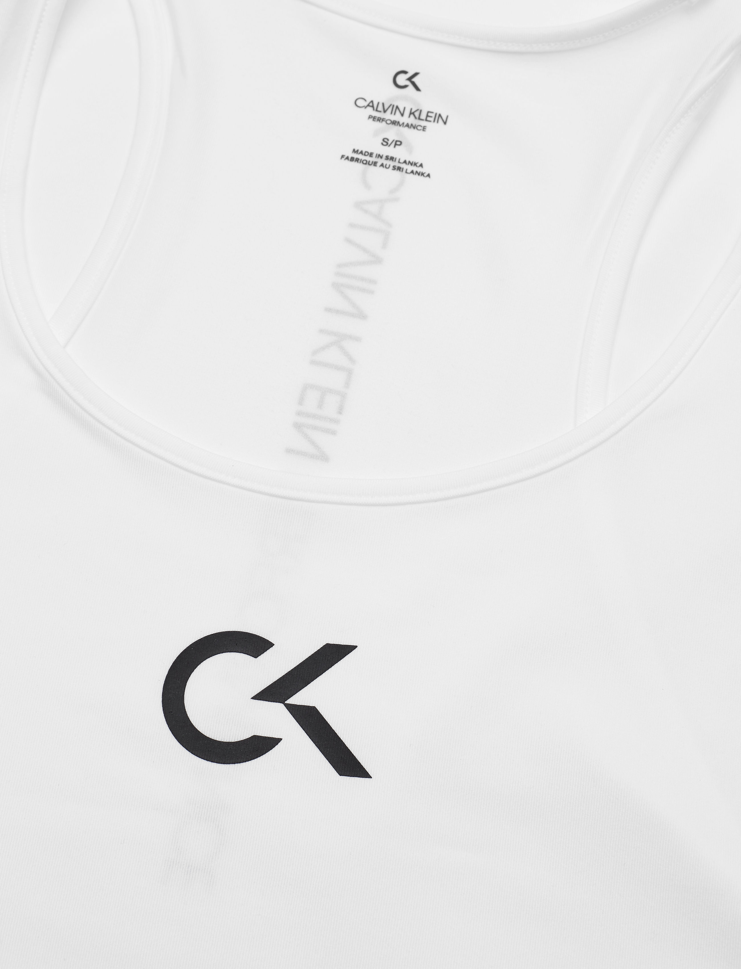 Calvin Klein Performance - TANK LOGO - bright white - 2