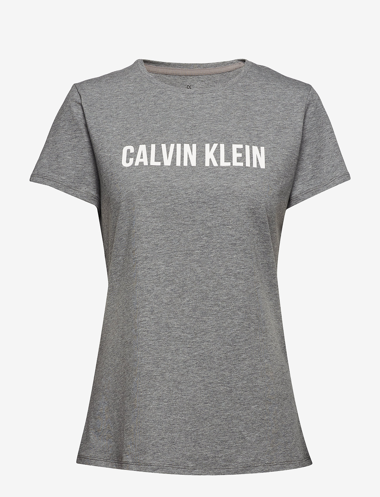 Calvin Klein Performance - SS TEE LOGO - medium grey heather - 0