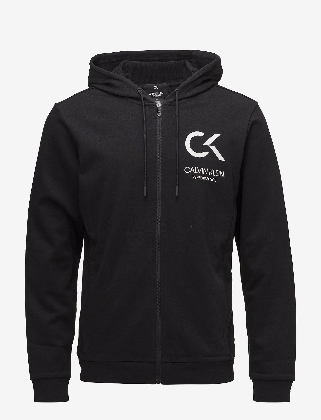 Calvin Klein Performance - FZ HOODY LOGO - ck black - 0