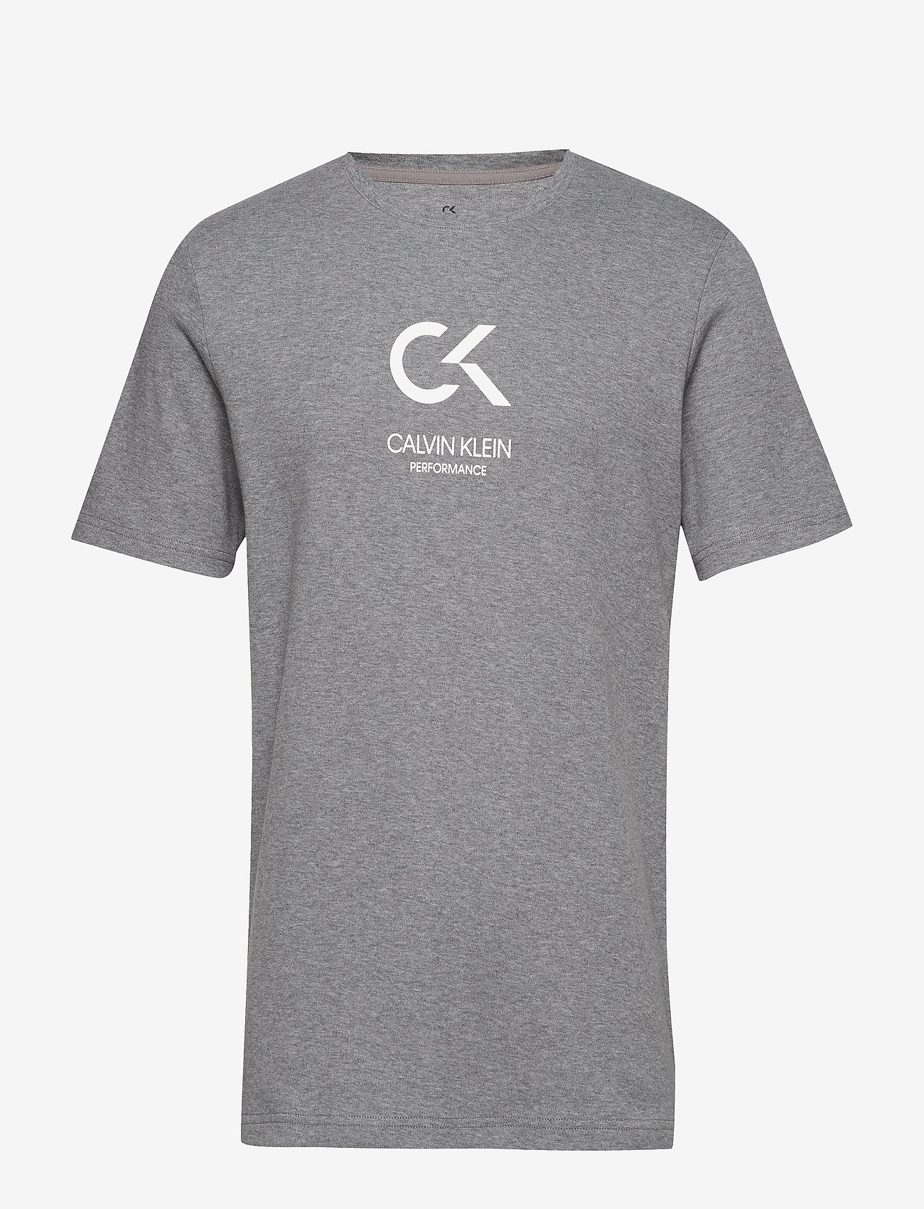 Calvin Klein Performance - SS TEE - med grey heather - 0