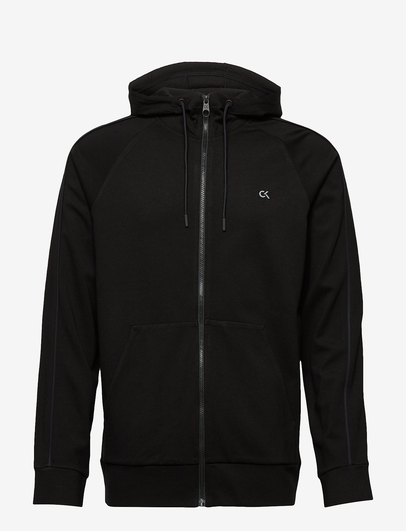 Calvin Klein Performance - FZ HOODIE - ck black/ck black - 0