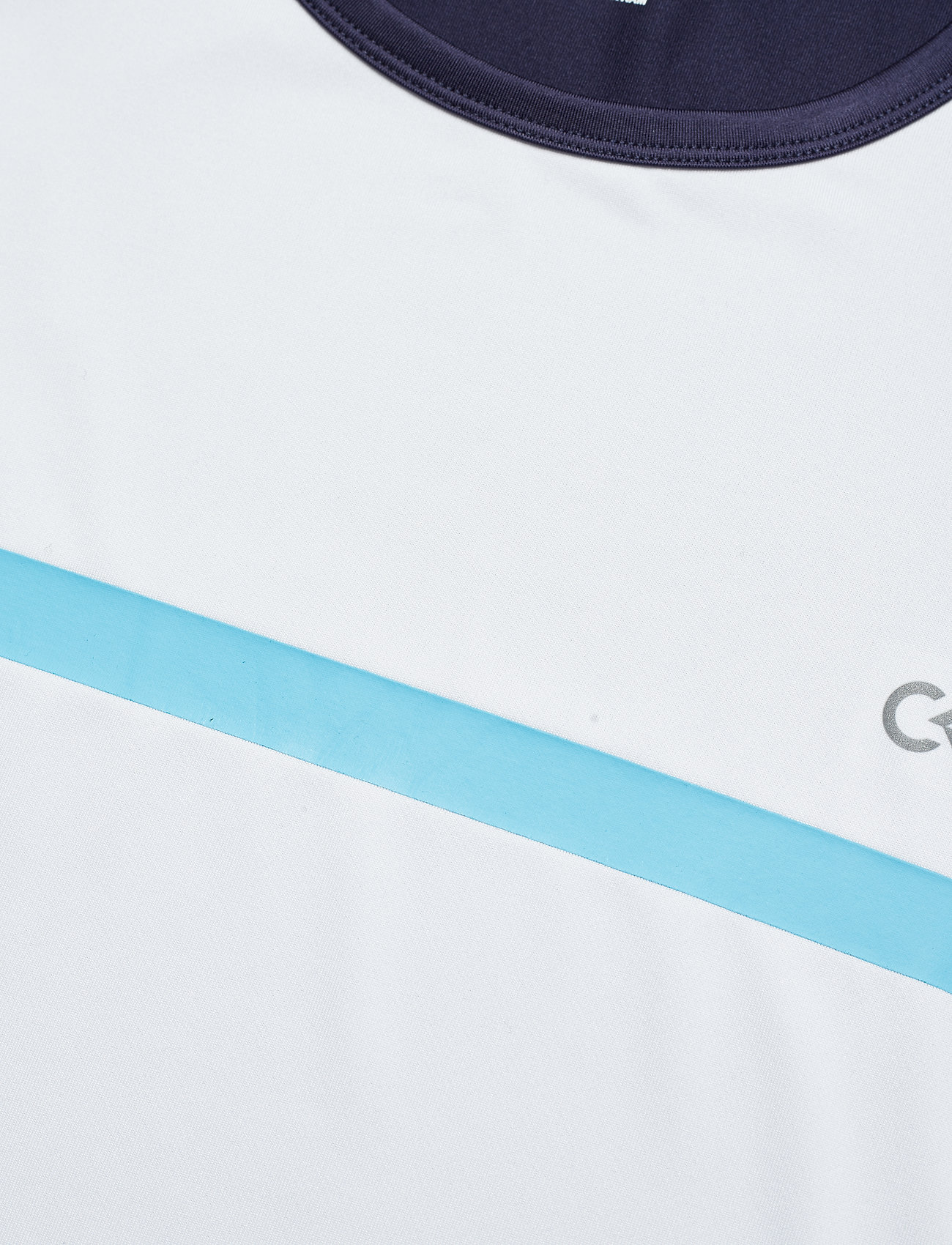 Calvin Klein Performance - SS TEE - bight white/evening blue/cyan - 2