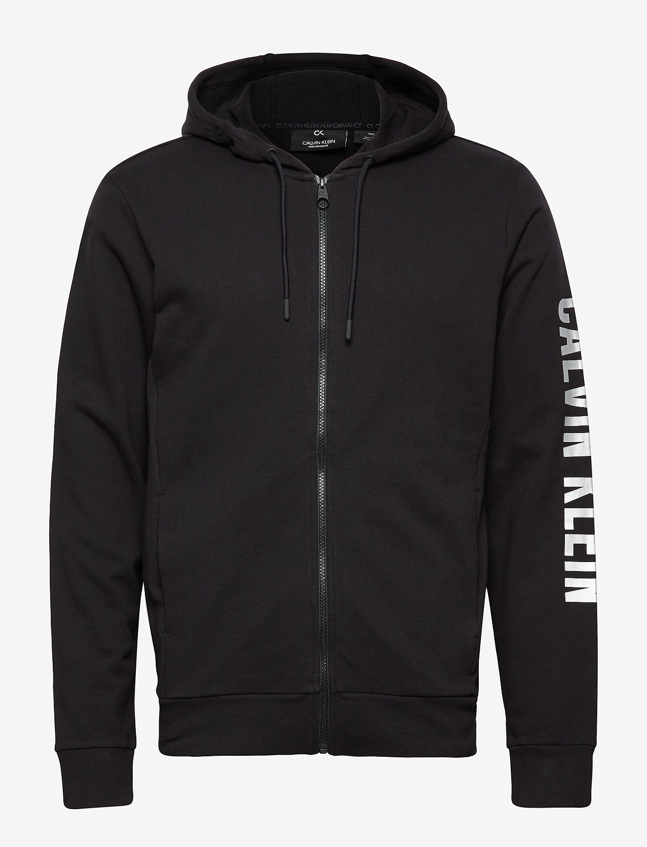 FULL ZIP HOODED JACKET - CK BLACK