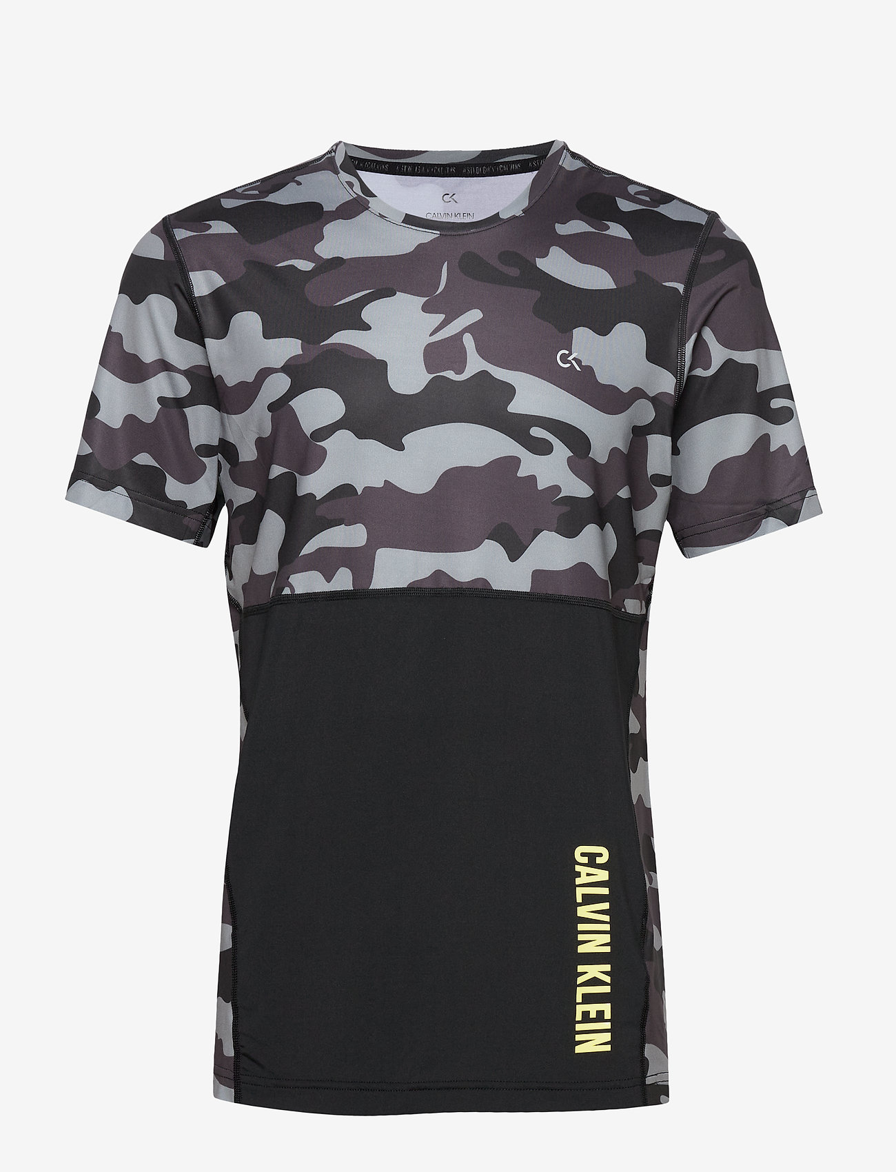 PERFECT WORKOUT SS T - CK BLACK CAMO