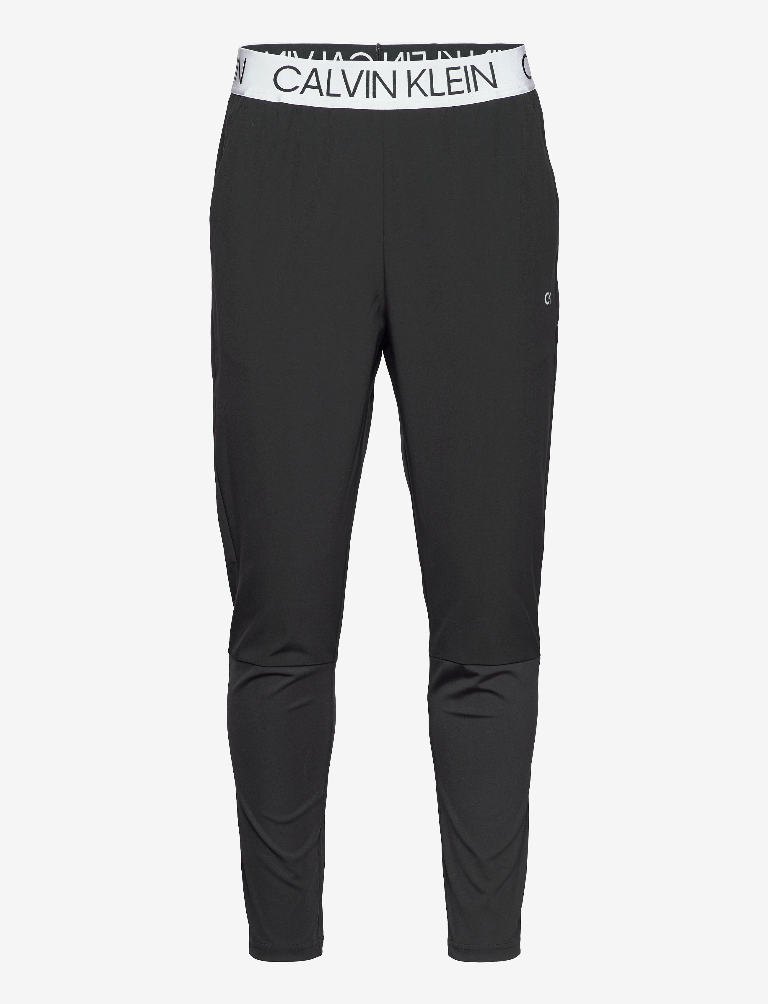 Calvin Klein Performance - WO - MIX FABRIC PANT - ck black - 0