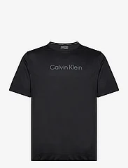 Calvin Klein Performance - WO - SS TEE - short-sleeved t-shirts - black beauty - 0