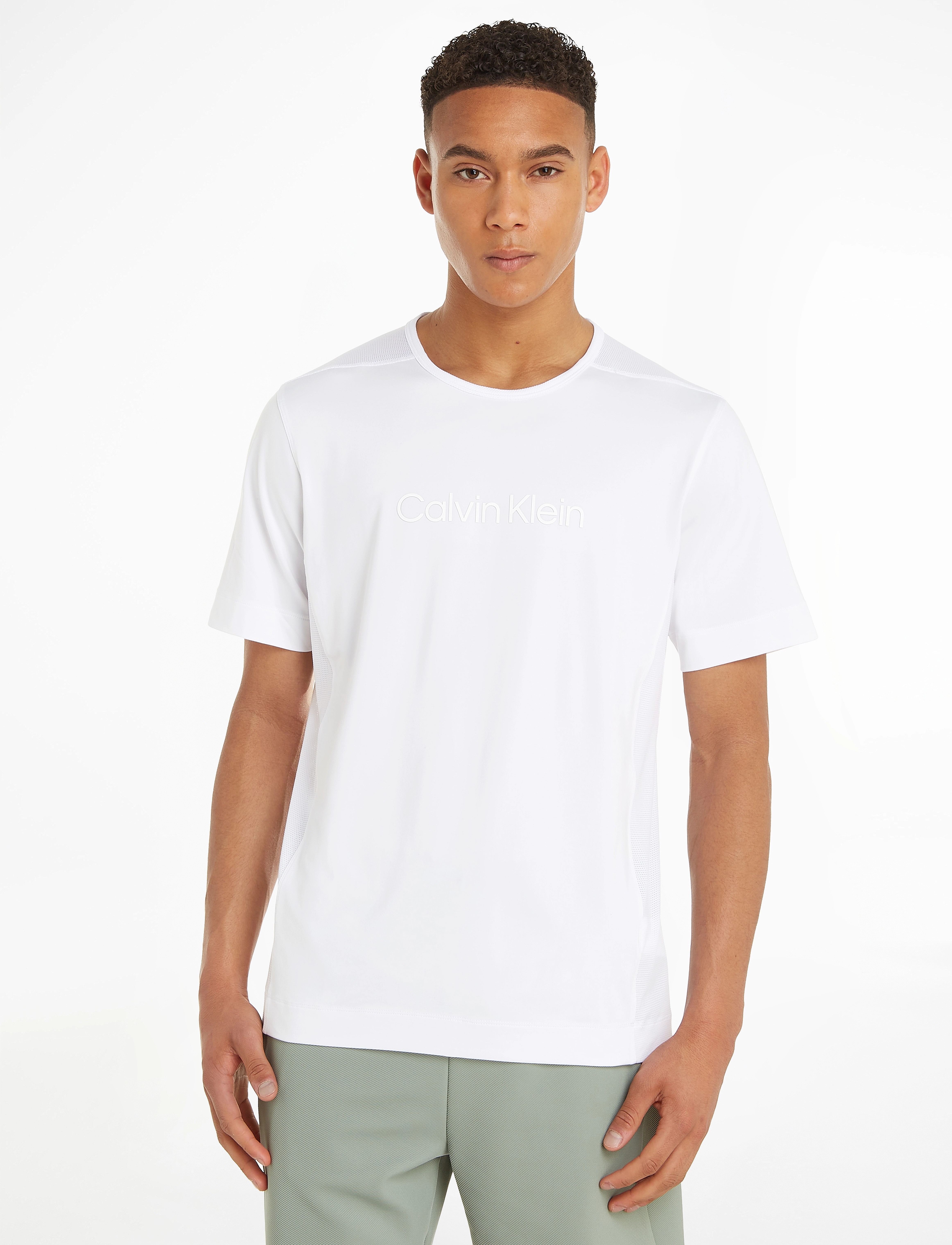Calvin Klein Performance - WO - SS TEE - bright white - 1