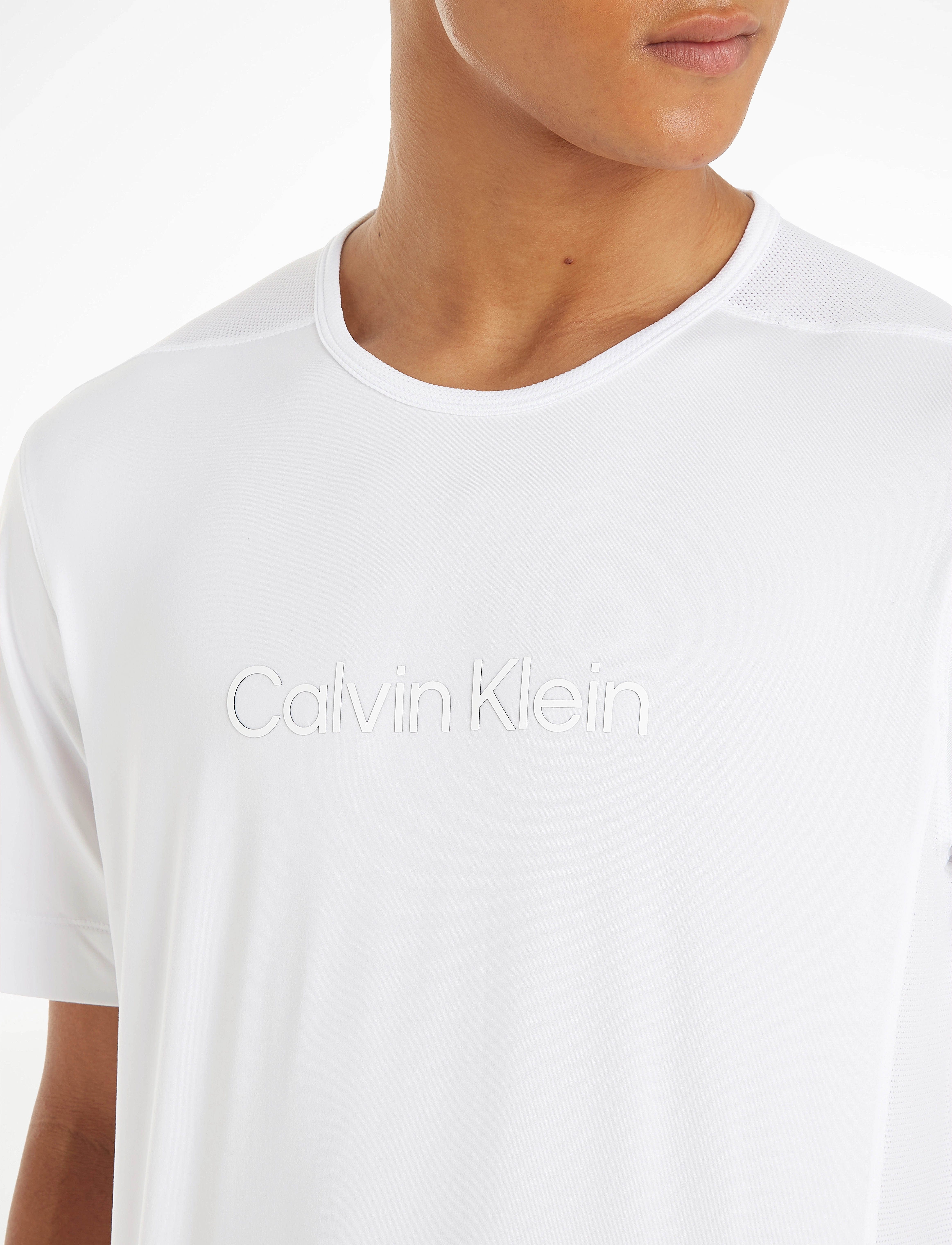 Calvin Klein Performance - WO - SS TEE - bright white - 3