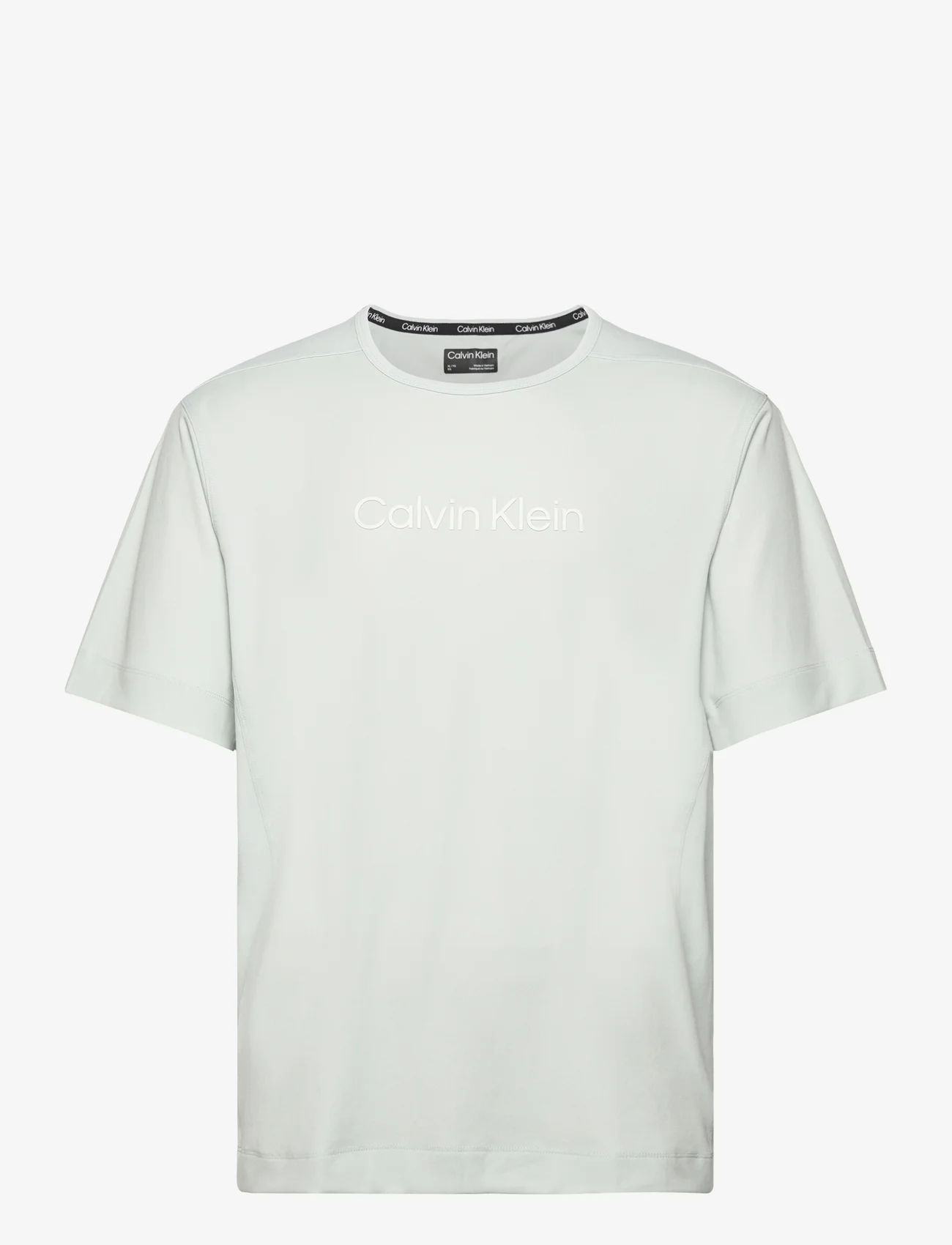 Calvin Klein Performance - WO - SS TEE - short-sleeved t-shirts - sky gray - 0
