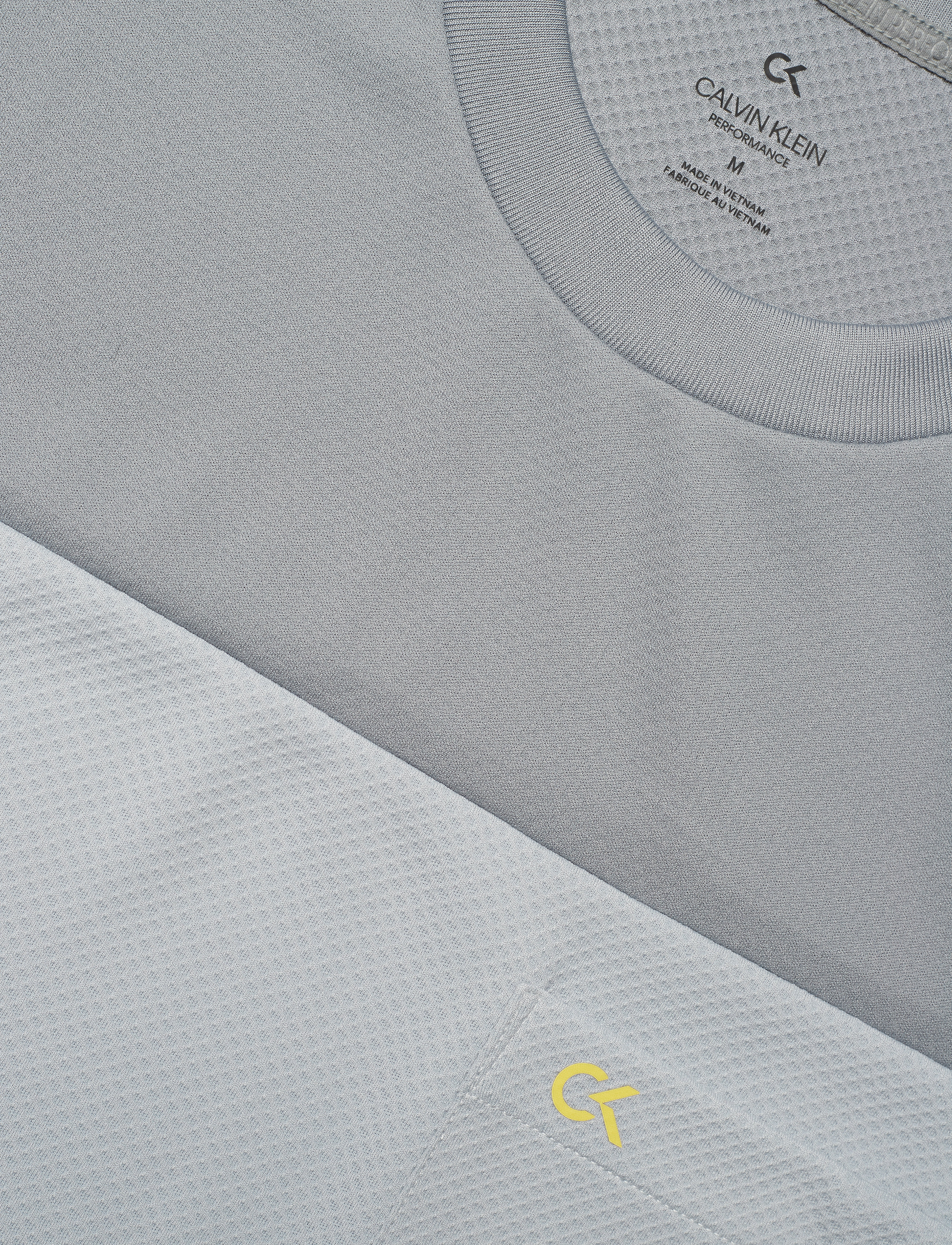 Calvin Klein Performance - SHORT SLEEVE TEE - monument/pearl blue/orange pop - 2