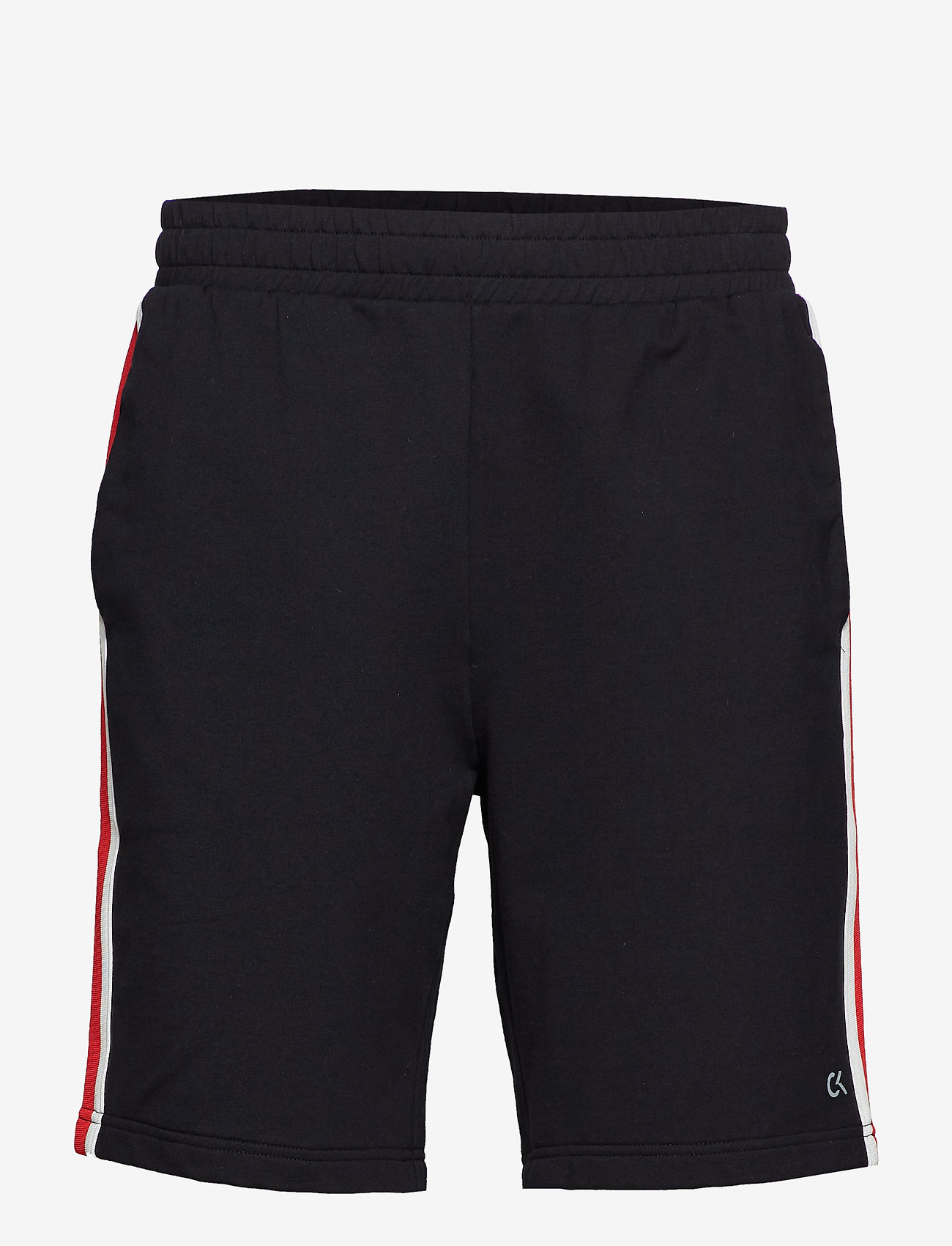 Calvin Klein Performance - KNIT SHORT - ck black/high risk red/coconut - 0