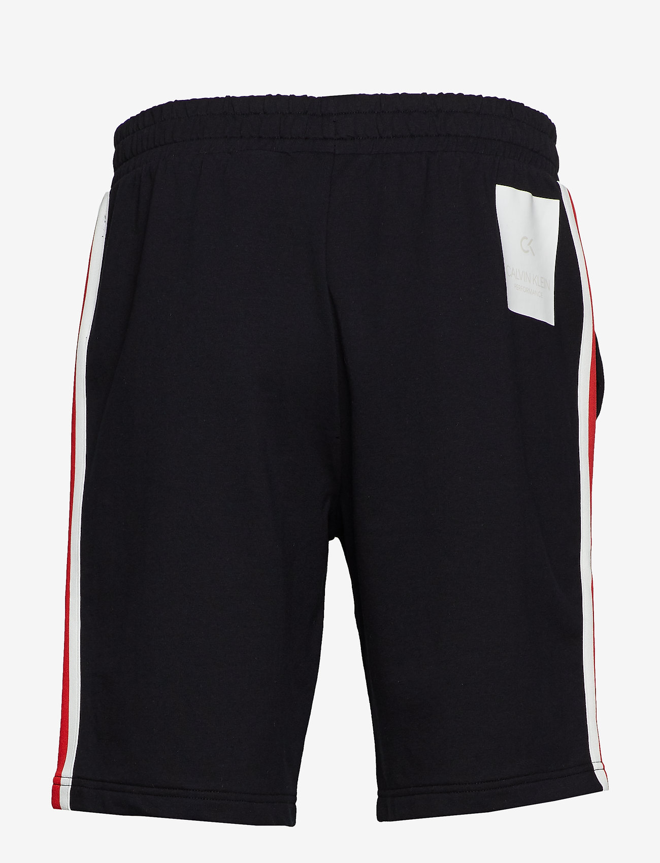Calvin Klein Performance - KNIT SHORT - ck black/high risk red/coconut - 1