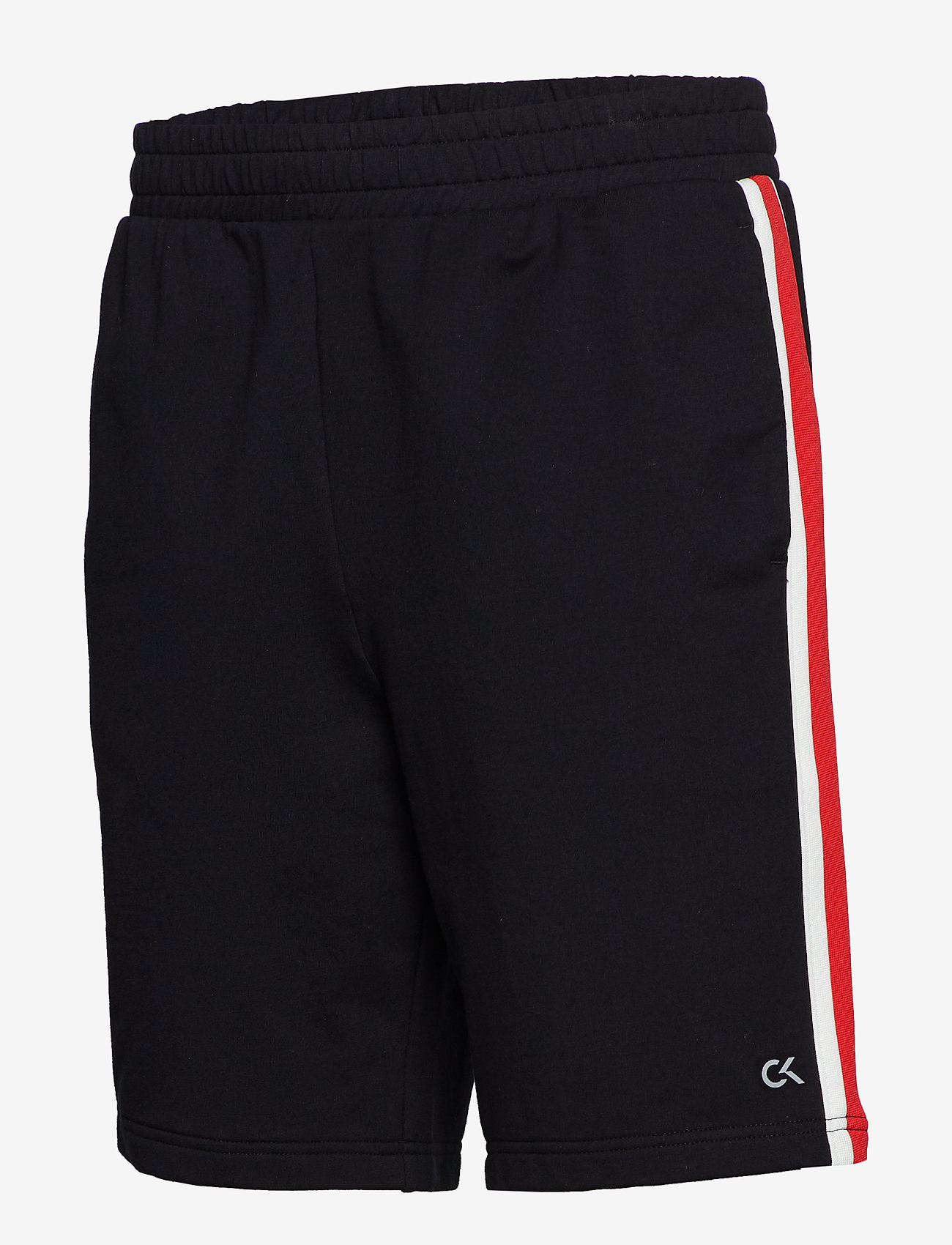 Calvin Klein Performance - KNIT SHORT - ck black/high risk red/coconut - 2