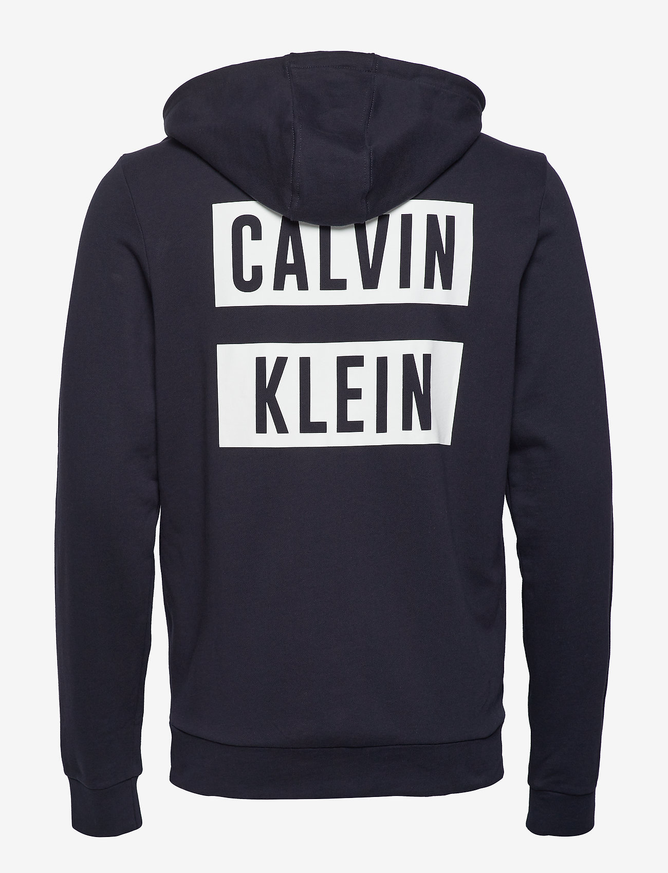 Calvin Klein Performance - LOGO FZ HOODIE - night sky/bright white - 1