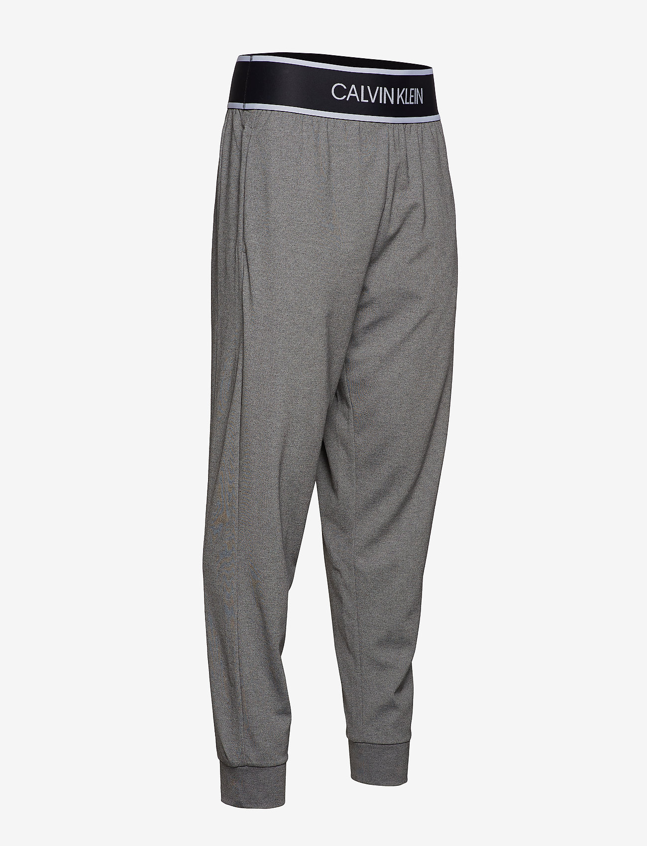 Calvin Klein Performance - KNIT PANTS - med grey htr - 3
