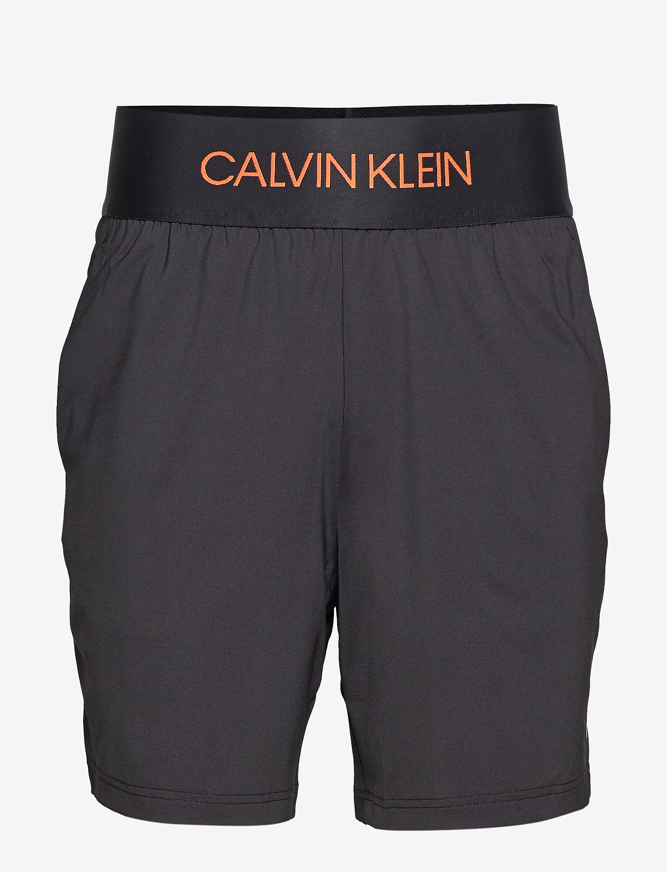 Calvin Klein Performance - 7" WOVEN SHORT - ck black/fiery coral - 0