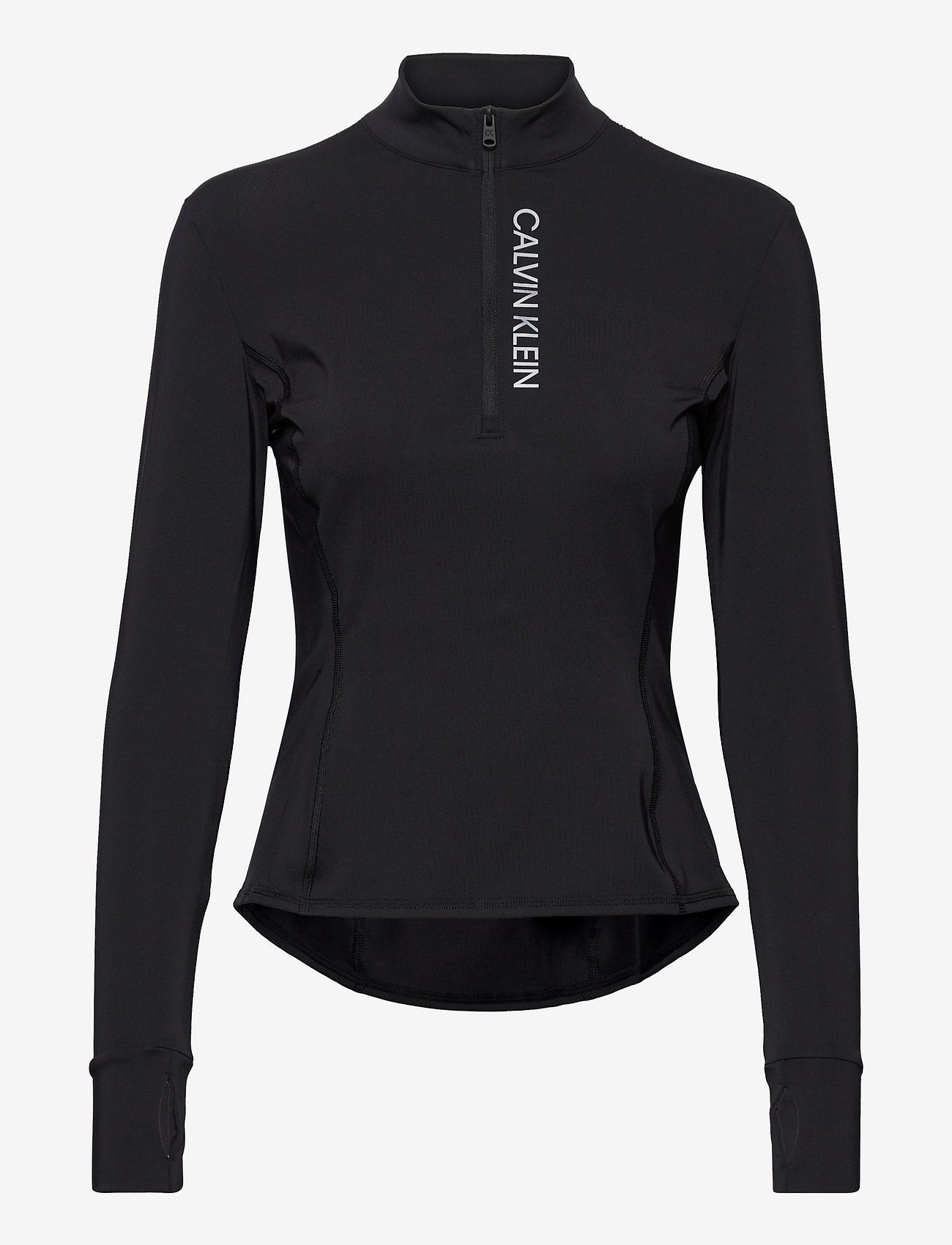 Calvin Klein Performance - WO - ¼ Zip LS Top - ck black - 0