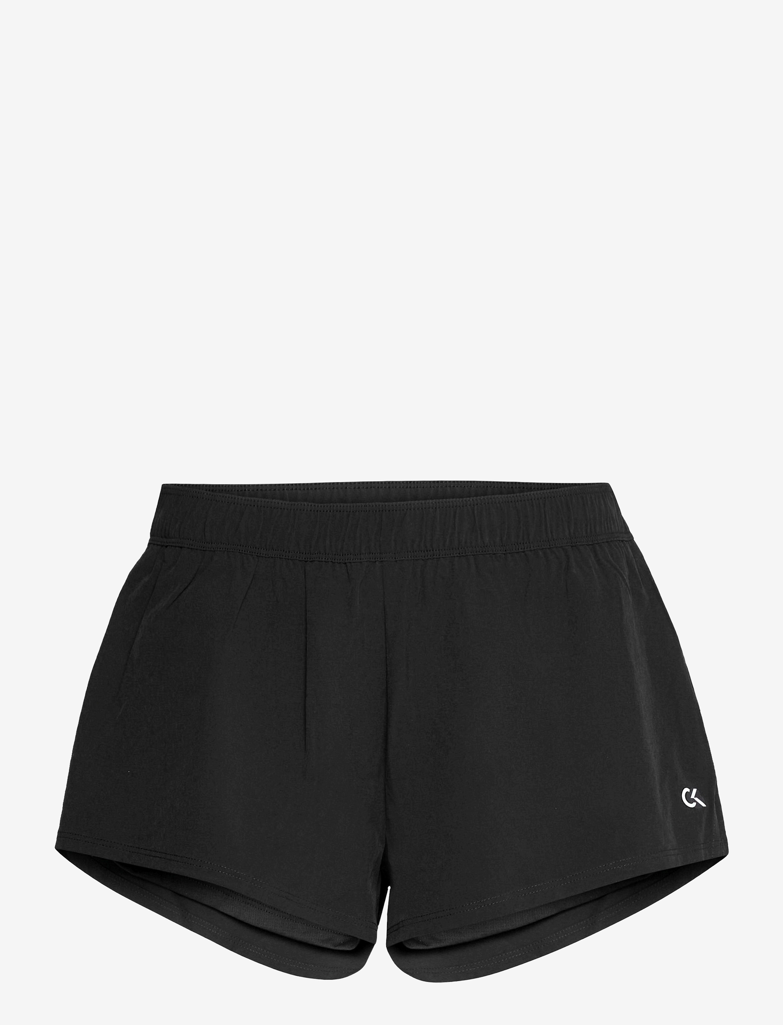Calvin Klein Performance - WOVEN SHORT W/ INNER BRIEF - ck black - 0